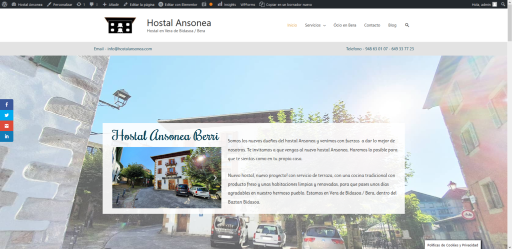 Captura-pagina web ansonea en Baztan bidasoa